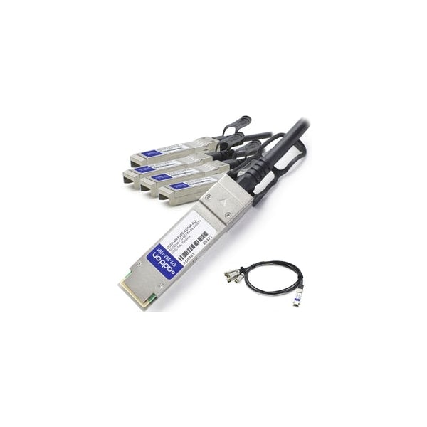 Add-On Addon Cisco Qsfp-4Sfp10G-Cu1M Compatible Taa Compliant 40Gbase-Cu QSFP-4SFP10G-CU1M-AO - main